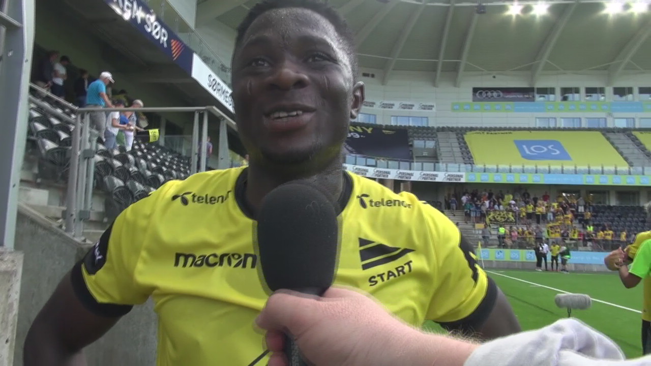 Aremu etter seieren mot Stabæk.mp4